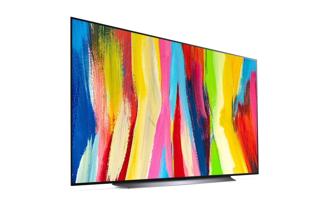 LG   LG OLED evo C2 Smart TV 4K de 83 pulgadas, Vista lateral ligeramente inclinada, OLED83C2PSA, thumbnail 6