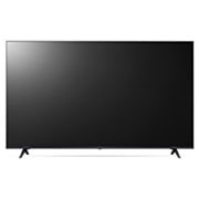 LG UHD 55'' UQ8050 Smart TV con ThinQ AI (Inteligencia Artificial), vista frontal con imagen de relleno, 55UQ8050PSB, thumbnail 3