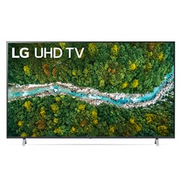 Vista frontal del televisor LG UHD2