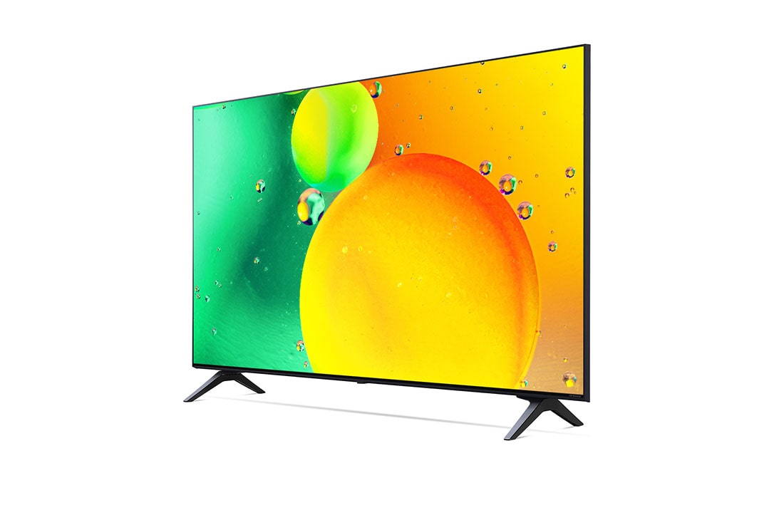 LG  LG NanoCell 43'' NANO75 4K Smart TV con ThinQ AI (Inteligencia Artificial), α5 AI Processor, Vista lateral con imagen de relleno de 30 grados, 43NANO75SQA, thumbnail 3