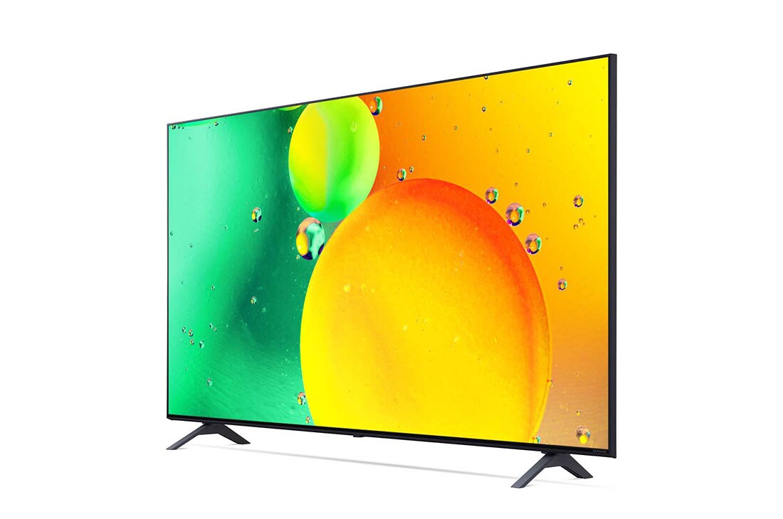 LG NanoCell 65'' NANO75 4K Smart TV con ThinQ AI (Inteligencia Artificial), Procesador α5 AI, Vista lateral de 30 grados con imagen de relleno, 65NANO75SQA, thumbnail 3