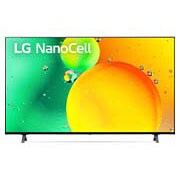 LG NanoCell 65'' NANO75 4K Smart TV con ThinQ AI (Inteligencia Artificial), Procesador α5 AI, Vista frontal del televisor LG NanoCell, 65NANO75SQA, thumbnail 1