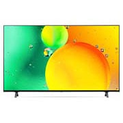 LG NanoCell 65'' NANO75 4K Smart TV con ThinQ AI (Inteligencia Artificial), Procesador α5 AI, vista frontal con imagen de relleno, 65NANO75SQA, thumbnail 2