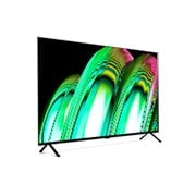LG Pantalla LG OLED 65'' A2 4K Smart TV con ThinQ AI, Slightly-angled side view, OLED65A2PSA, thumbnail 6