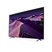 LG Pantalla LG QNED MiniLED TV 86'' 4K SMART TV con ThinQ AI , 30 degree side view with infill image, 86QNED85SQA, thumbnail 3