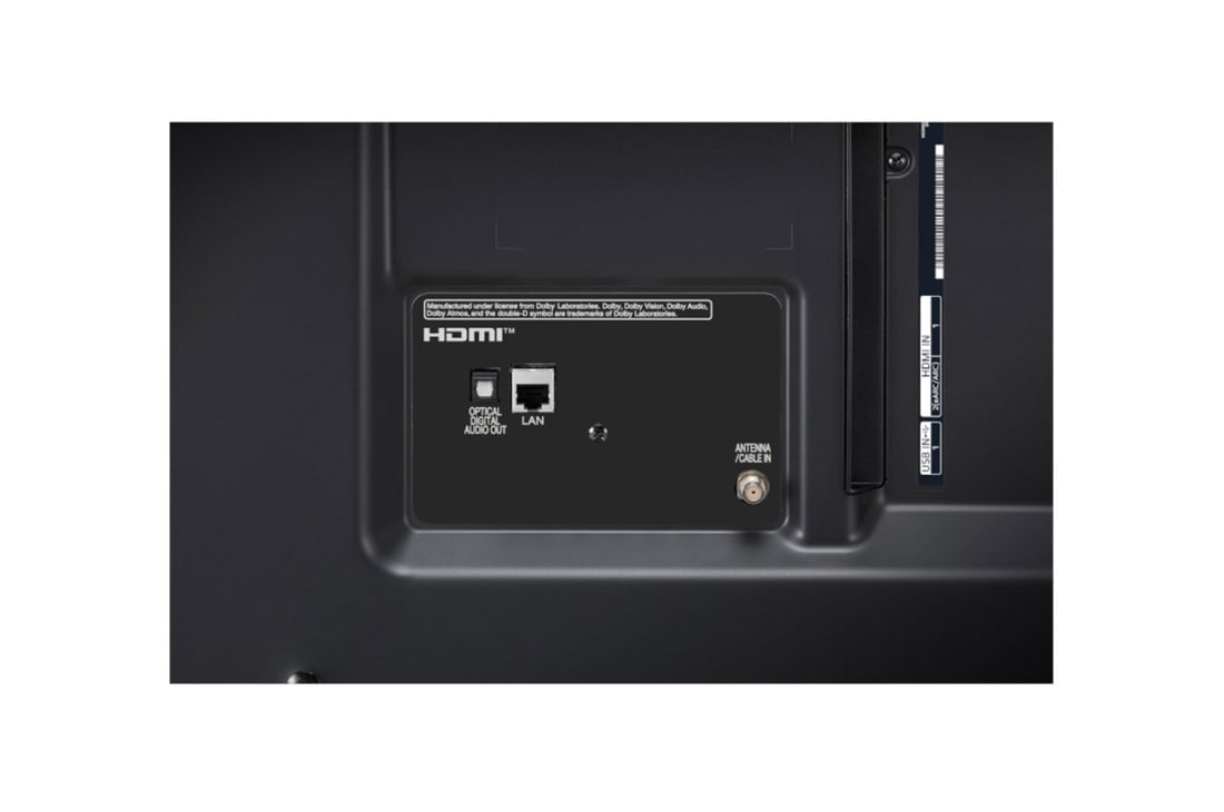 LG  LG UHD AI ThinQ 70'' UP70 4K Smart TV, Procesador Quad Core 4K, vista de primer plano del panel, 70UP7070PUE, thumbnail 12