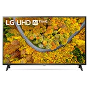 LG 70'' Serie UP75  Smart 4K UHD TV, Vista frontal del televisor LG UHD, 70UP7500PSC, thumbnail 1