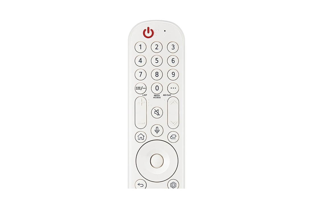 LG OLED | Objet Collection Posé, Partial view of Magic Remote in Beige seen from the top., 55LX1QPSA, thumbnail 13