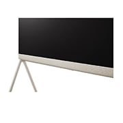 LG OLED | Objet Collection Posé, Partial view of Posé’s lower left corner and stand legs., 55LX1QPSA, thumbnail 11