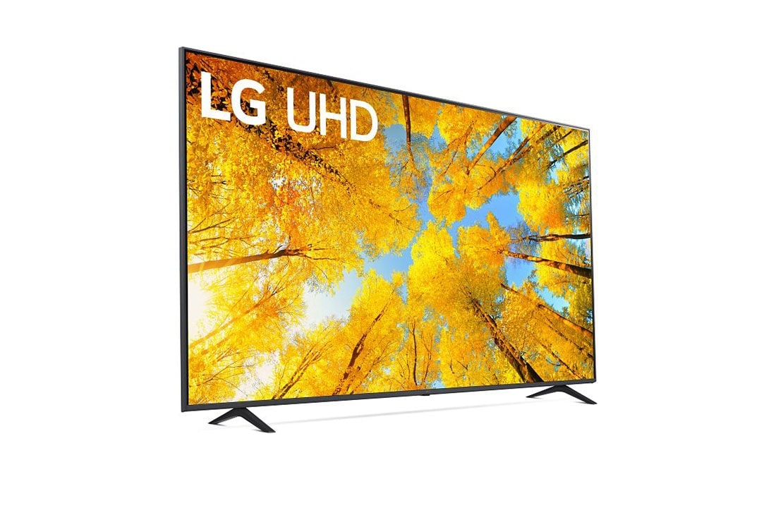 LG Pantalla LG UHD webOS 22 75” UQ7590 LED 4K Smart, +45 degree side view, 75UQ7590PUB, thumbnail 4