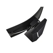 LG Televisor OLED FLEX 42'' Smart TV con Pantalla flexible para juegos , Vista aérea en ángulo del Flex con una pantalla completamente curva vista desde la parte izquierda superior.          , 42LX3QPSA, thumbnail 13