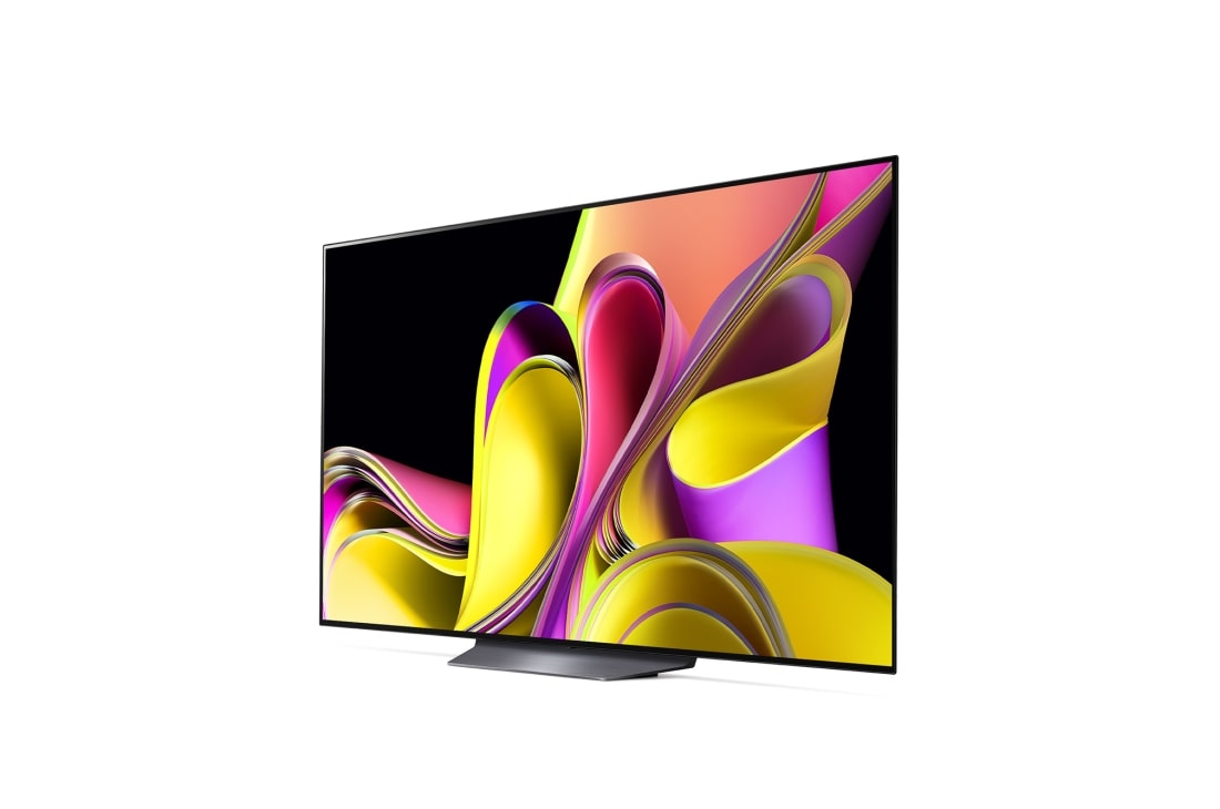 LG Pantalla LG OLED 65'' B3 4K SMART TV con ThinQ AI, Vista lateral en un ángulo ligero hacia la izquierda., OLED65B3PSA, thumbnail 4