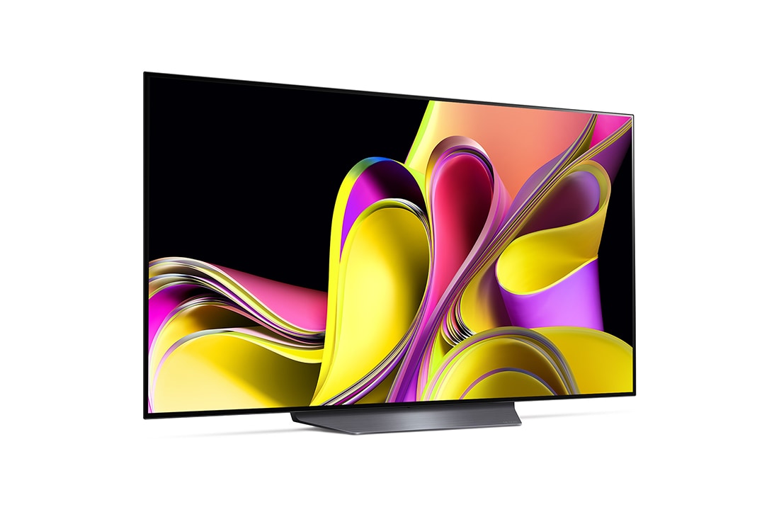LG Pantalla LG OLED 55'' B3 4K SMART TV con ThinQ AI, Vista lateral en ángulo ligero hacia la derecha., OLED55B3PSA, thumbnail 7