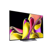 LG Pantalla LG OLED 55'' B3 4K SMART TV con ThinQ AI, Vista lateral en ángulo ligero hacia la derecha., OLED55B3PSA, thumbnail 6