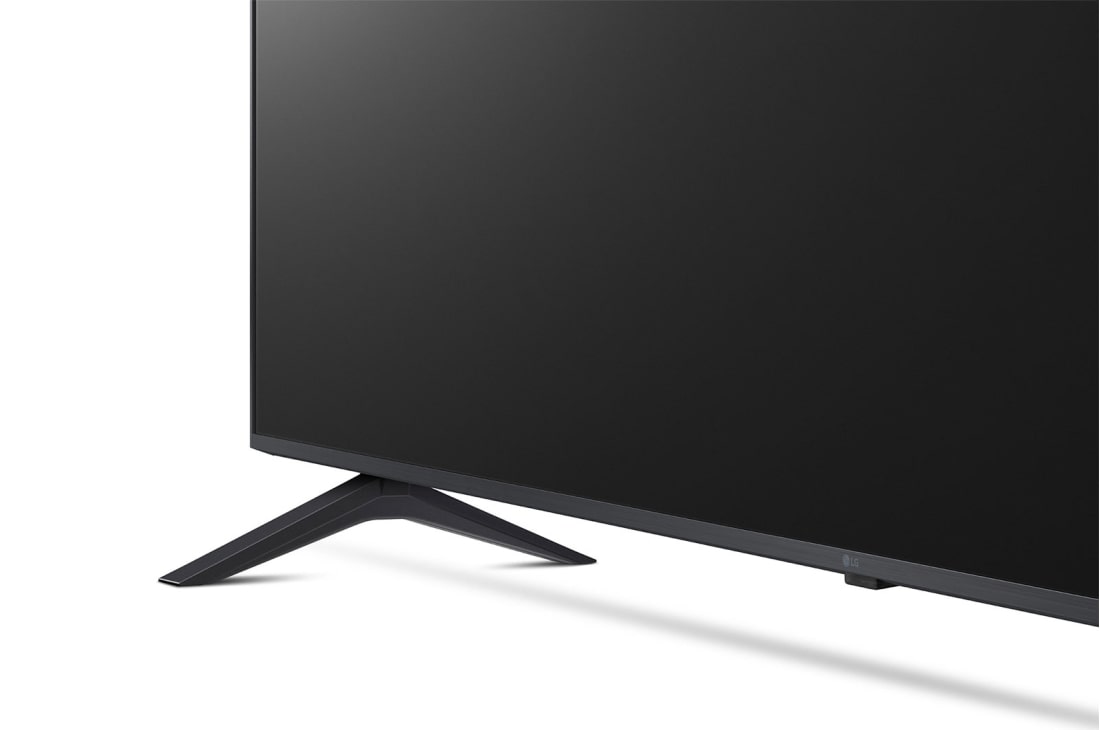 LG Pantalla LG UHD 70'' UR78 4K SMART TV con ThinQ AI, vista de primer plano del poste, 70UR7800PSB, thumbnail 7