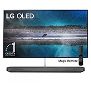LG OLED TV 77'' | UHD 4K SMART TV | Ultra HD | Procesador α9 Gen 2  | ThinQ™ AI | Diseño  Super Delgado | Resolución tipo Cine 4K HDR / HFR | Sonido Frontal, LG SIGNATURE OLED TV W9 - 4K HDR Smart TV w/ AI ThinQ® - 65'' Class (64.5'' Diag), front view, OLED65W9PUA, thumbnail 1, OLED77W9PUA, thumbnail 1