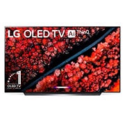 LG OLED TV 55'' | UHD 4K SMART TV | Ultra HD LED| Procesador α9 Gen 2 | ThinQ™ AI | Resolución tipo Cine 4K HDR / HFR | Dolby Vision - Atmos |, front view, OLED55C9PUA, thumbnail 2