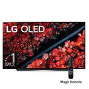 LG OLED TV 77''| UHD 4K SMART TV | Ultra HD | Procesador α9 Gen 2 | ThinQ™ AI | Resolución tipo Cine 4K HDR / HFR | Dolby Vision - Atmos, vista frontal, OLED77C9PSB, thumbnail 1