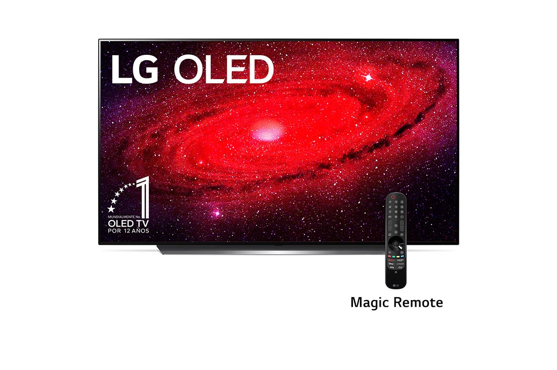 LG  OLED TV 65'' 4K | Pixeles con Auto- Iluminación | UHD 4K SMART TV | Ultra HD LED | Procesador α9 Gen 3 | ThinQ™ AI | Dolby Vision- Atmos, front view, OLED65CXPSA
