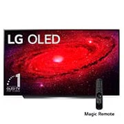 LG  OLED TV 65'' 4K | Pixeles con Auto- Iluminación | UHD 4K SMART TV | Ultra HD LED | Procesador α9 Gen 3 | ThinQ™ AI | Dolby Vision- Atmos, front view, OLED65CXPSA, thumbnail 1