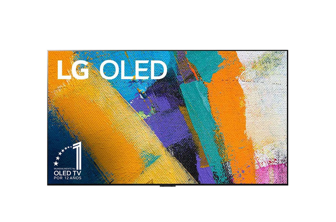 LG OLED TV 77'' 4K | Pixeles con Auto- Iluminación | UHD 4K SMART TV | Ultra HD | Procesador α9 Gen 3 | AI ThinQ™ | Dolby Vision- Atmos, front view, OLED77GXPSA, thumbnail 2