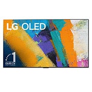 LG OLED TV 77'' 4K | Pixeles con Auto- Iluminación | UHD 4K SMART TV | Ultra HD | Procesador α9 Gen 3 | AI ThinQ™ | Dolby Vision- Atmos, front view, OLED77GXPSA, thumbnail 2