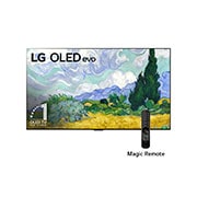 LG OLED evo 77'' G1 Diseño de Galería 4K Smart TV con ThinQ AI (Inteligencia Artificial),  Procesador α9 Gen4 AI, vista frontal, OLED77G1PSA, thumbnail 1