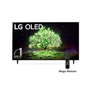 LG OLED 55'' A1 4K Smart TV con ThinQ AI (Inteligencia Artificial), Procesador α7 Gen4 AI , OLED55A1PUA, thumbnail 1