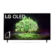 LG OLED 55'' A1 4K Smart TV con ThinQ AI (Inteligencia Artificial), Procesador α7 Gen4 AI , vista frontal, OLED55A1PUA, thumbnail 2
