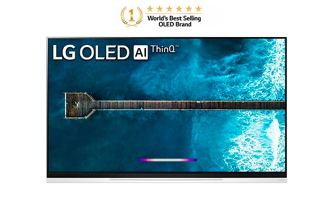 LG Pantalla LG OLED TV AI ThinQ 4K 65'', vista frontal, OLED65E9PUA, thumbnail 3