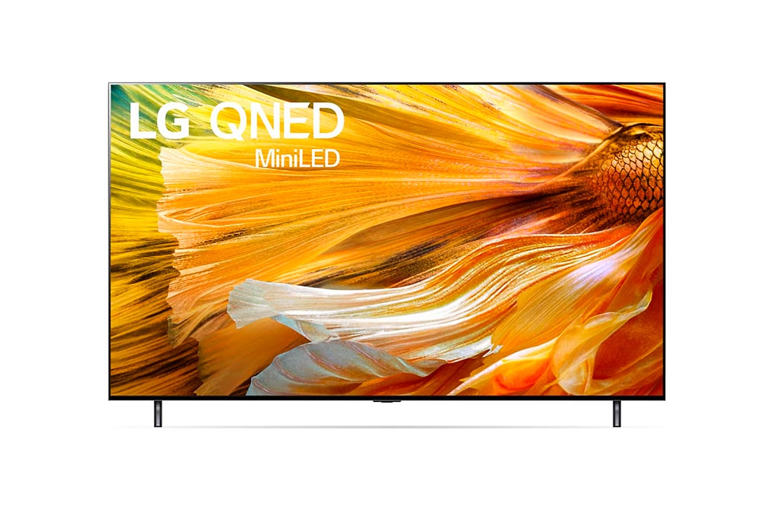 LG QNED Mini LED 75'' QNED90 4K Smart TV con ThinQ AI (Inteligencia Artificial), Procesador α7 Gen4 AI , Vista frontal con imagen de relleno, 75QNED90SPA, thumbnail 2