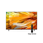 LG QNED Mini LED 75'' QNED90 4K Smart TV con ThinQ AI (Inteligencia Artificial), Procesador α7 Gen4 AI , Una vista frontal del televisor LG QNED, 75QNED90SPA, thumbnail 1