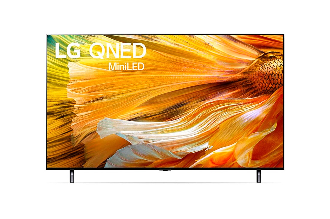 LG QNED Mini LED 65'' QNED90 4K Smart TV con ThinQ AI (Inteligencia Artificial), Procesador α7 Gen4 AI , Vista frontal con imagen de relleno, 65QNED90SPA, thumbnail 2