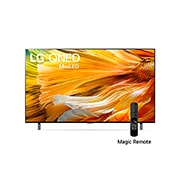 LG QNED Mini LED 65'' QNED90 4K Smart TV con ThinQ AI (Inteligencia Artificial), Procesador α7 Gen4 AI , Una vista frontal del televisor LG QNED, 65QNED90SPA, thumbnail 1