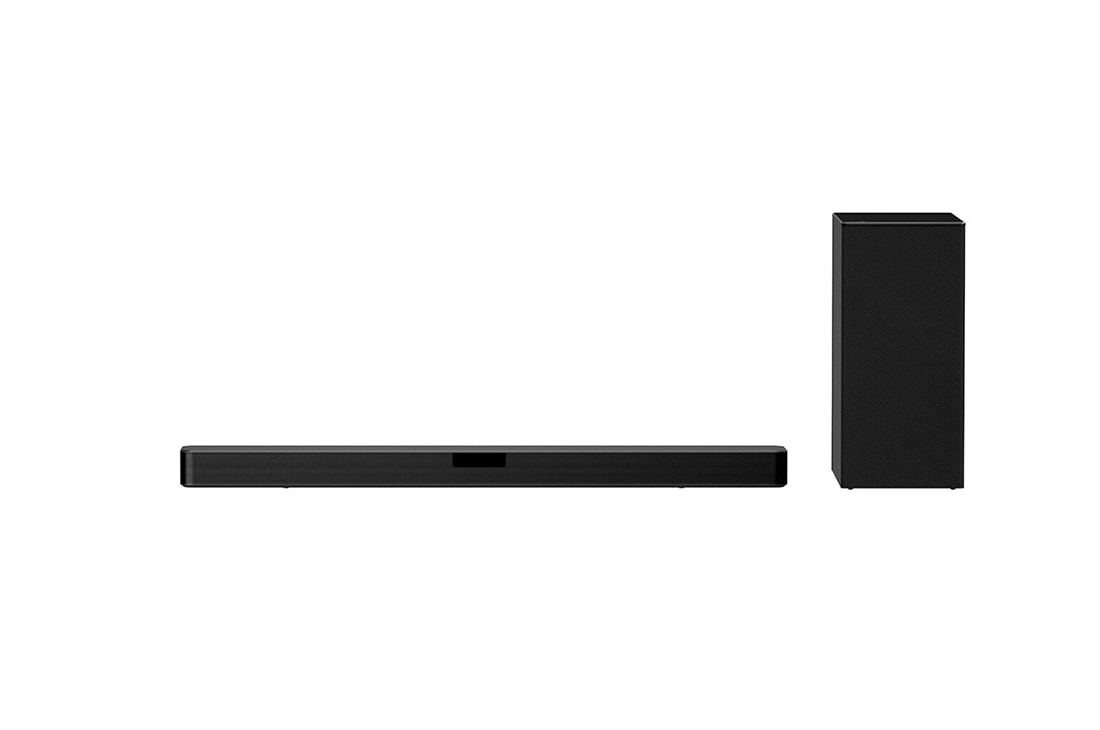LG Barra de Sonido con Subwoofer inalámbrico 400W de potencia, 2.1 canales, HDMI Arc, Bluetooth, Sonido 3D inmersivo, Dolby Digital, USB., SN5, SN5