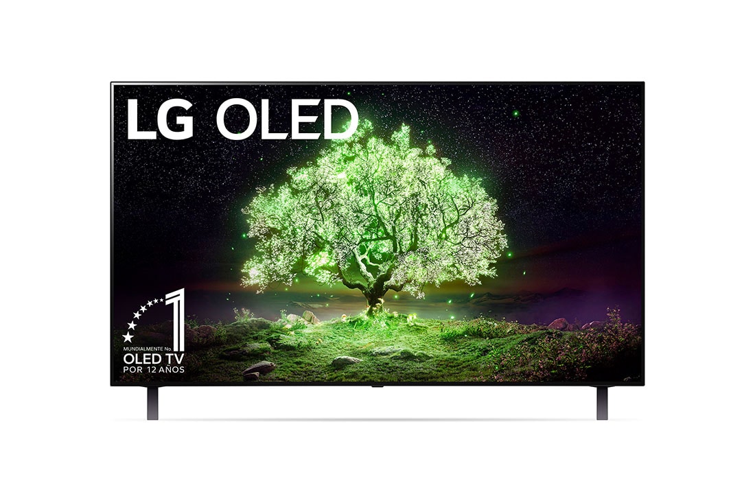 LG OLED 48'' A1 4K Smart TV con ThinQ AI (Inteligencia Artificial), Procesador α7 Gen4 AI, vista frontal, OLED48A1PSA, thumbnail 2
