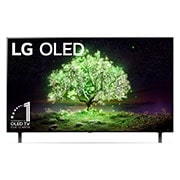 LG OLED 48'' A1 4K Smart TV con ThinQ AI (Inteligencia Artificial), Procesador α7 Gen4 AI, vista frontal, OLED48A1PSA, thumbnail 2