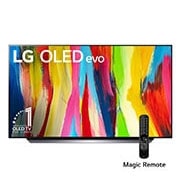 LG OLED evo C2 Smart TV 4K de 48 pulgadas, Vista frontal , OLED48C2PSA, thumbnail 1