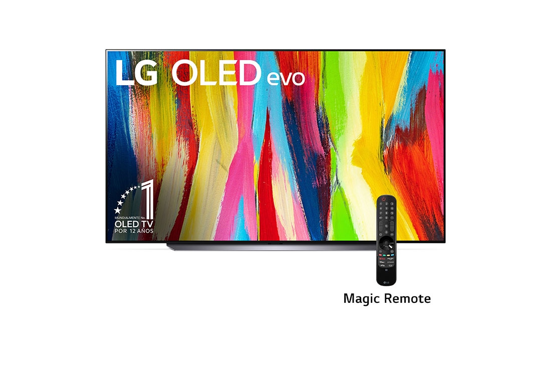 LG   LG OLED evo C2 Smart TV 4K de 83 pulgadas, Vista frontal , OLED83C2PSA