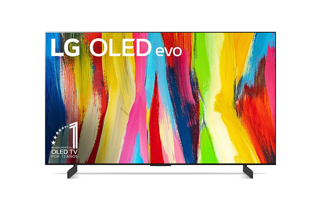 LG OLED evo C2 Smart TV 4K de 42 pulgadas, Vista frontal , OLED42C2PSA, thumbnail 2