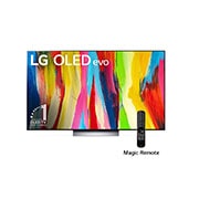 LG OLED evo C2 Smart TV 4K de 77 pulgadas, Vista frontal , OLED77C2PSA, thumbnail 1