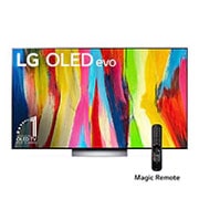 LG OLED 65'' C2 evo Smart TV con ThinQ™ (Inteligencia Artificial), Vista frontal , OLED65C2PSA, thumbnail 1