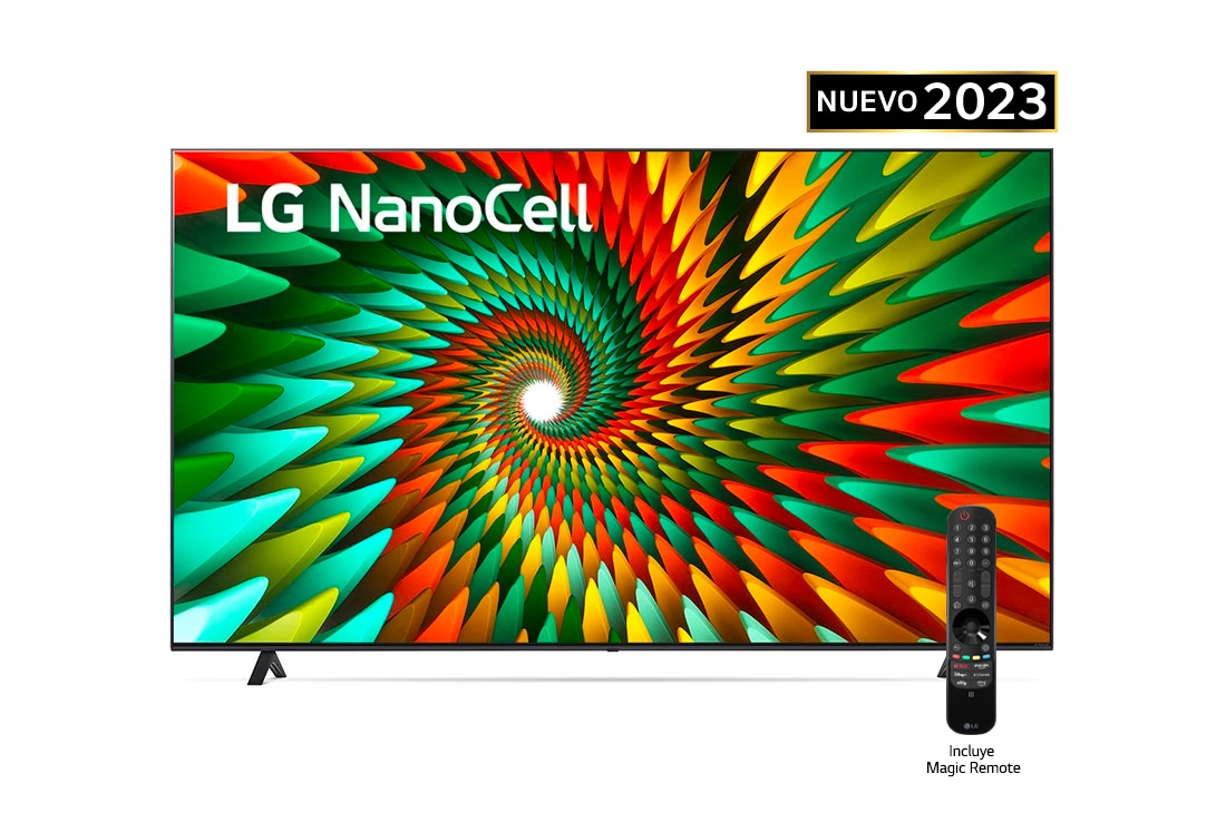 Pantalla LG NanoCell 70'' NANO77 4K SMART TV con ThinQ AI