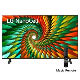 Vista frontal del televisor LG NanoCell2