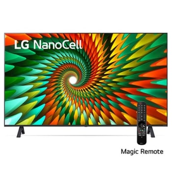 Vista frontal del televisor LG NanoCell1