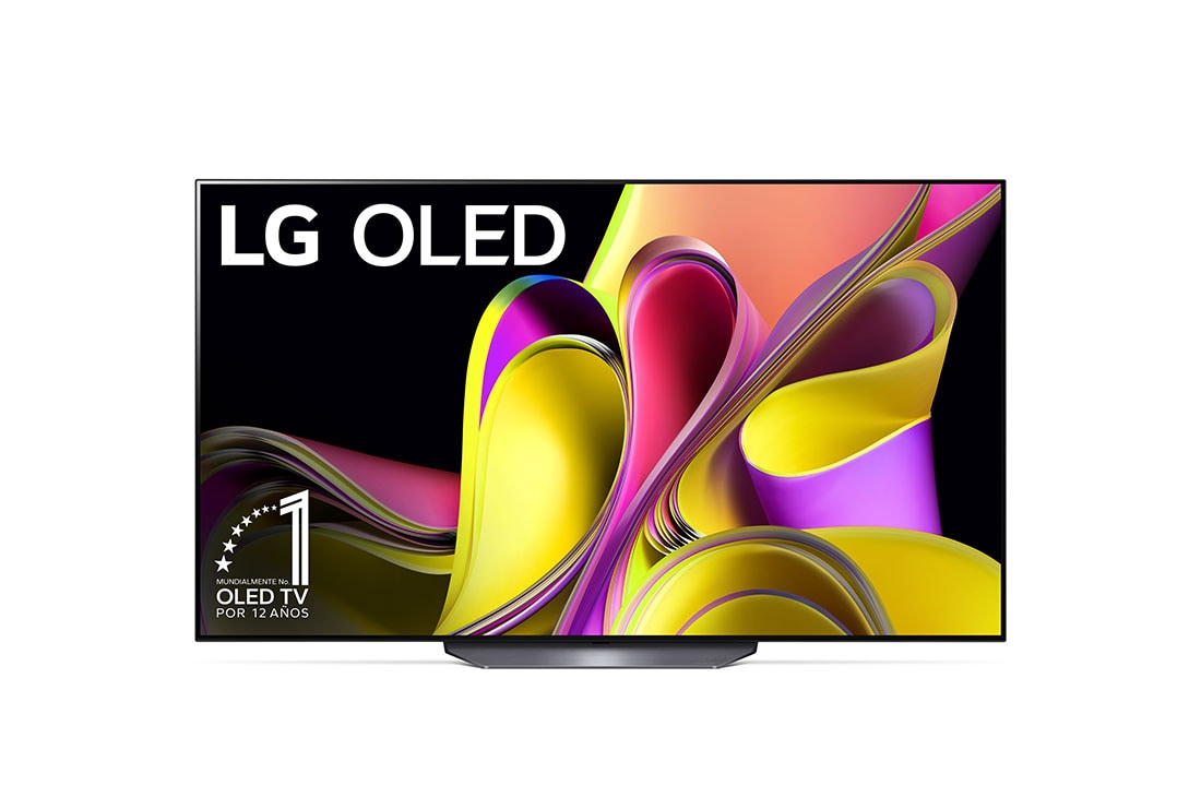 LG Pantalla LG OLED 65'' B3 4K SMART TV con ThinQ AI, Vista frontal con el LG OLED y la frase «El mejor OLED del mundo por 10 años»., OLED65B3PSA, thumbnail 2