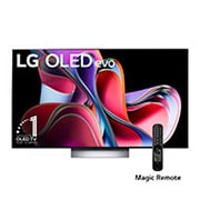 LG Pantalla LG OLED evo 77'' G3 4K SMART TV con ThinQ AI, Vista frontal con LG OLED evo, la frase: El mejor OLED del mundo por 10 años , OLED77G3PSA, thumbnail 1