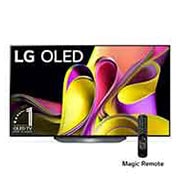 LG Pantalla LG OLED 55'' B3 4K SMART TV con ThinQ AI, Vista frontal con el LG OLED y la frase «El mejor OLED del mundo por 10 años»., OLED55B3PSA, thumbnail 1