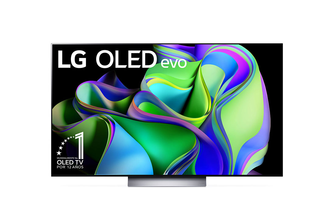 LG Pantalla LG OLED evo 55'' C3 4K SMART TV con ThinQ AI, Front view, OLED55C3PSA, thumbnail 2