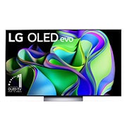 LG Pantalla LG OLED evo 55'' C3 4K SMART TV con ThinQ AI, Front view, OLED55C3PSA, thumbnail 2